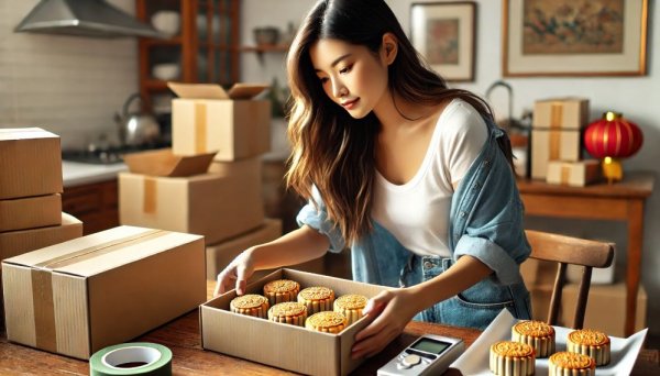 德國集運(yùn)專線，中秋月餅郵寄